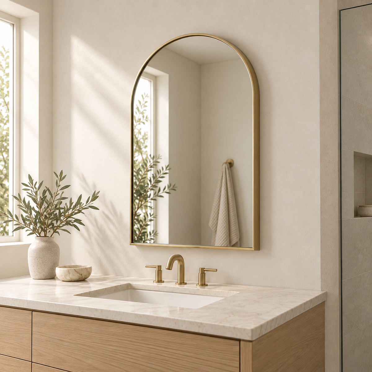 Arched Vanity Mirror lifestyle view