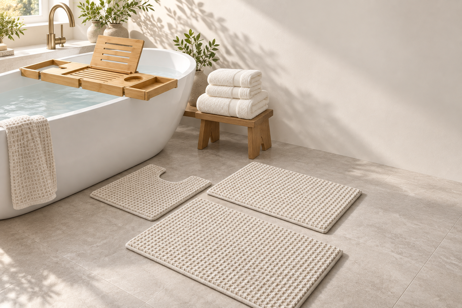 Calm bath routine